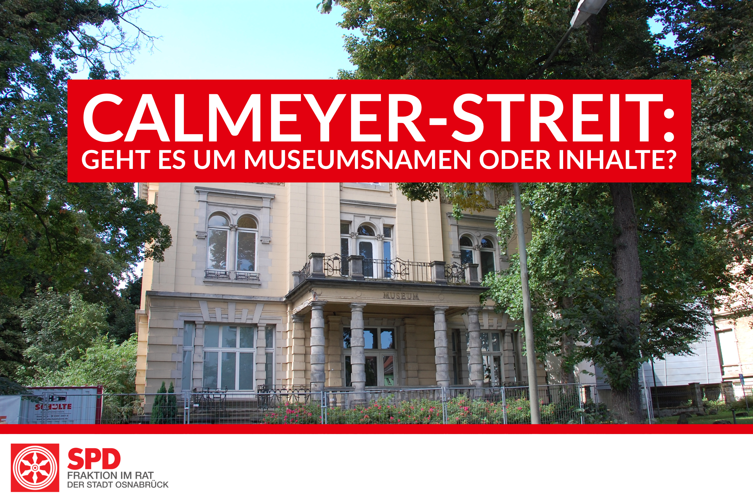 CalmeyerStreit Geht es um Museumsnamen oder Inhalte